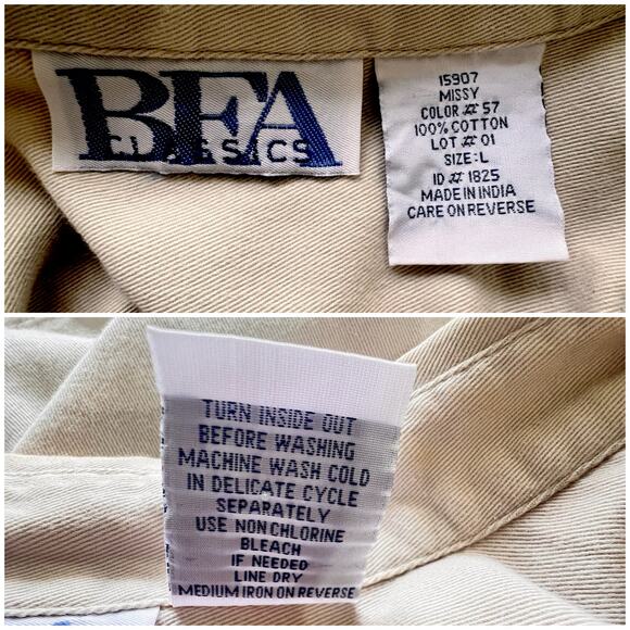 Vintage Western Shirt Women's L Embroidered Sequins Ranch Rustic 90's Cowgirl - Picture 6 of 8